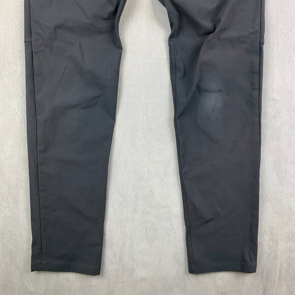 Lululemon Mens 31 Dark Gray Chino ABC Pant Slim Warpstreme Tapered Stretch 31x32 - Picture 3 of 11